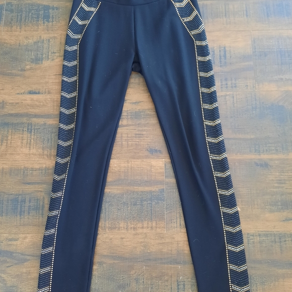 Ponte leggings with studded side detail - Picture 3 of 6